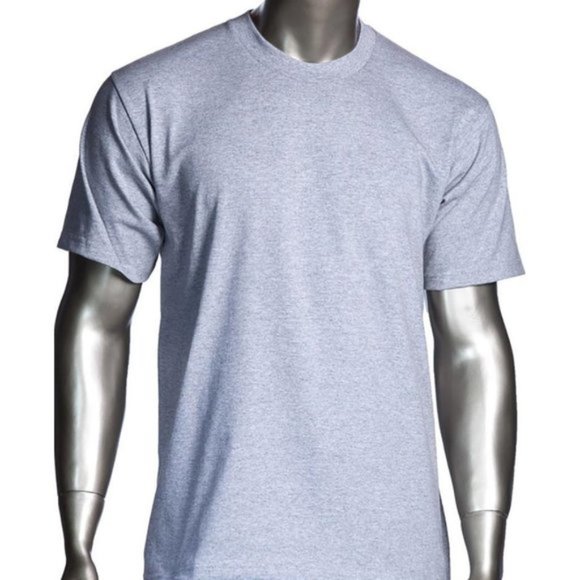 2 PACK PRO CLUB HEAVY WEIGHT CREW SHIRTS 2XL TALL - Picture 2 of 3